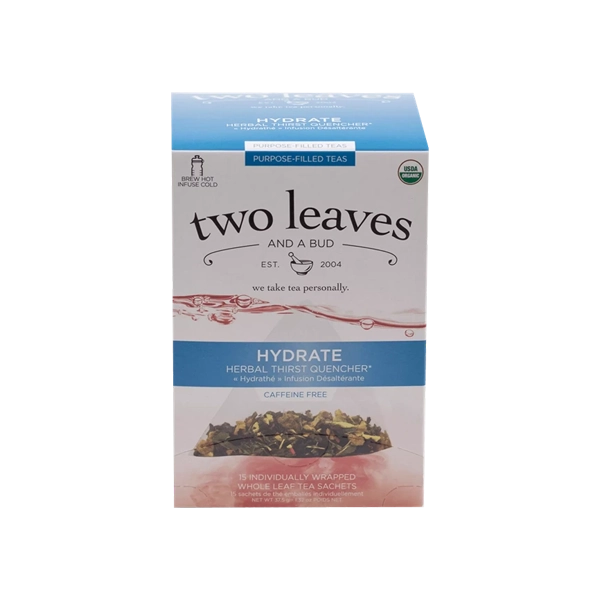 Cajas de HYDRATE TWO LEAVES  x90, Tes, SECO NoneKg de peso