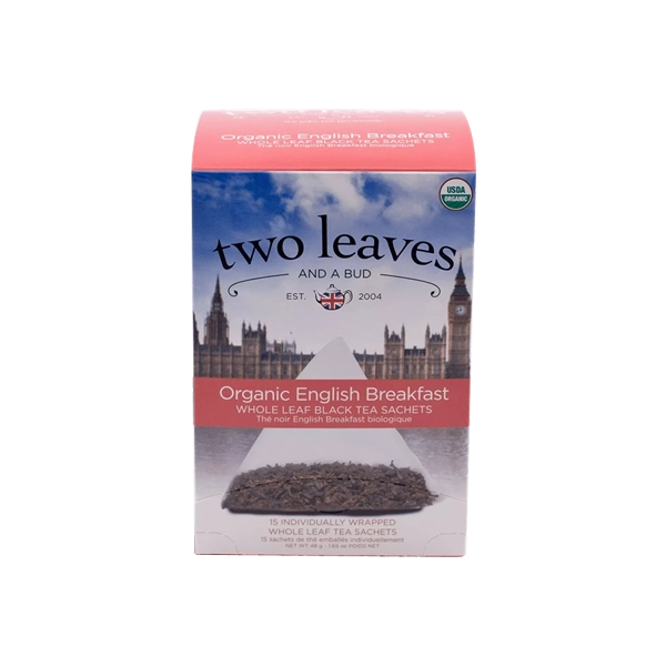 Cajas de ENGLISH BREAKFAST TWO LEAVES  x90, Tes, SECO NoneKg de peso