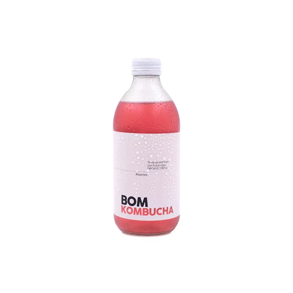 Cajas de BOM KOMBUCHA BERRIES BOTELLA 330ml  x12, Kombucha, SECO 4.00Kg de peso