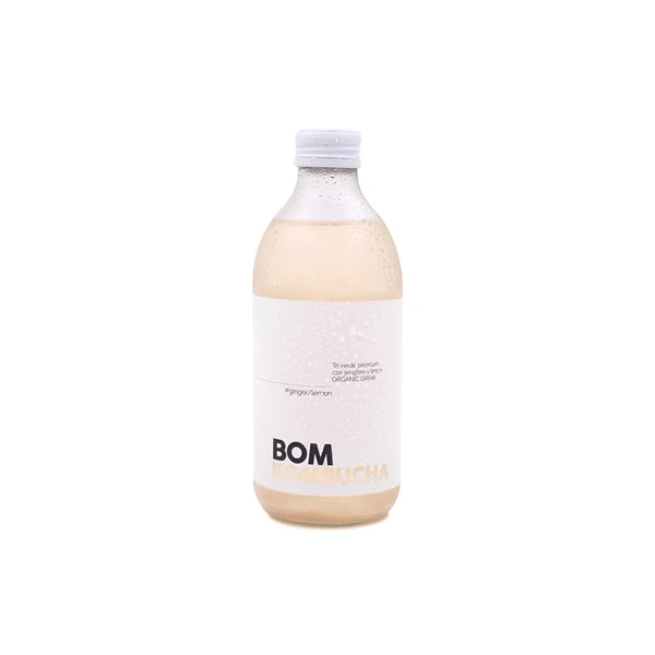 Cajas de BOM KOMBUCHA GINGER BOTELLA 330ml  x12, Kombucha, SECO 4.00Kg de peso