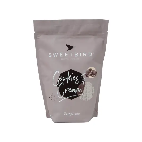 Bolsas de FRAPPE COOKIES&CREAM SWEETBIRD 1kg, Frappés, SECO 1.00Kg de peso