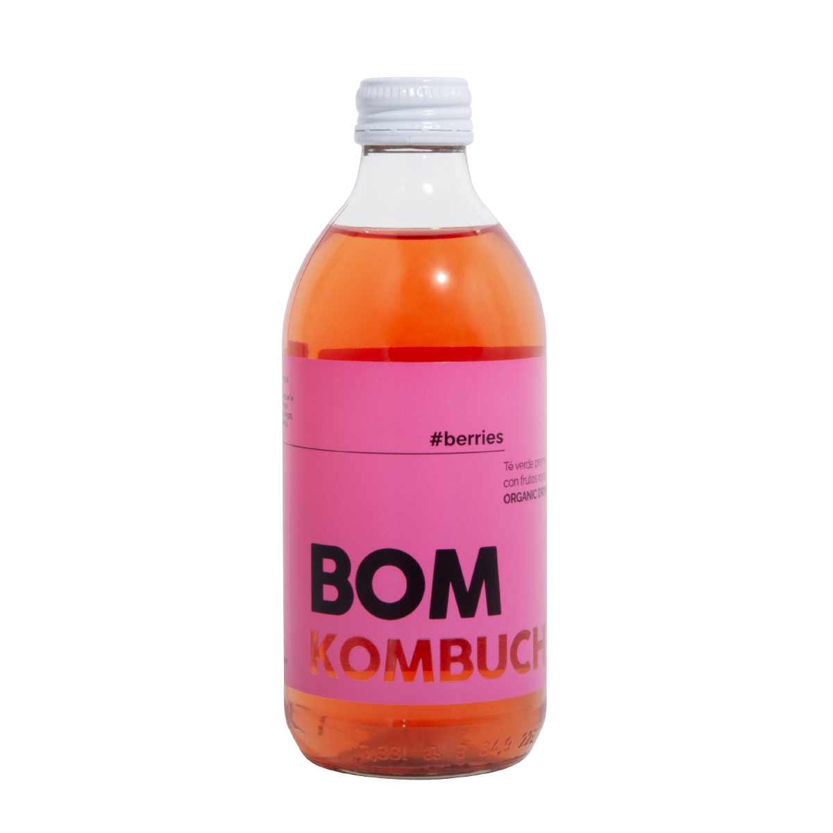 Cajas de BOM KOMBUCHA BERRIES BOTELLA 330ml  x12, Kombucha, SECO 4.00Kg de peso