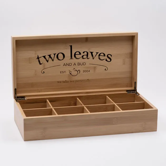 Unidades de CAJA BAMBÚ TWO LEAVES (8 HUECOS), Tes, SECO NoneKg de peso