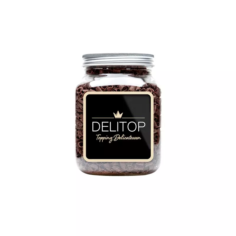 Botes de VIRUTAS CHOCOLATE NEGRO DELI TOP 300grs, Delitop, SECO NoneKg de peso