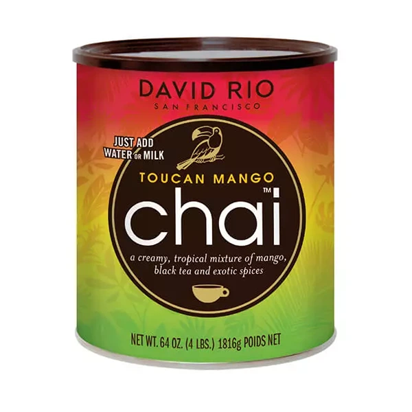 Latas de DAVID RIO CHAI MANGO 1814 GRS, David Rio Chai, SECO 2.00Kg de peso