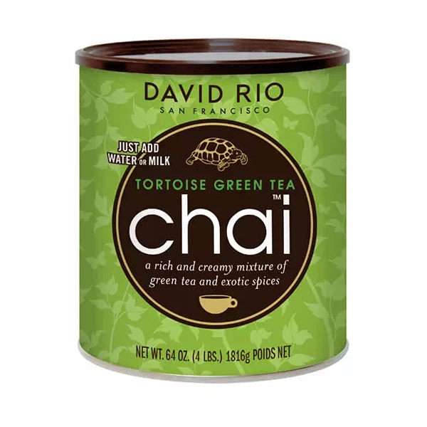 Latas de DAVID RIO CHAI GREEN TEA 1814 GRS, David Rio Chai, SECO 2.00Kg de peso