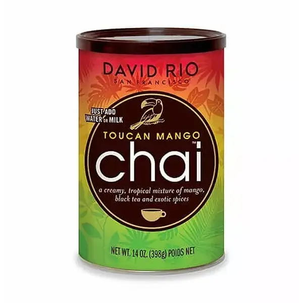 Latas de DAVID RIO CHAI RETAIL 398GRS MANGO, David Rio Chai, SECO NoneKg de peso