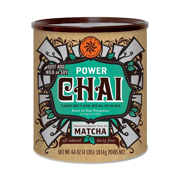 Latas de DAVID RIO CHAI POWER MATCHA 1814 GRS, David Rio Chai, SECO 2.00Kg de peso