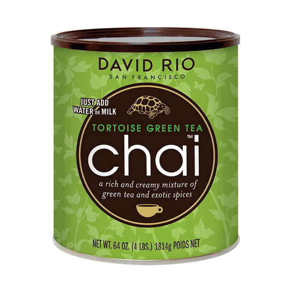 Latas de DAVID RIO CHAI GREEN TEA 1814 GRS, David Rio Chai, SECO 2.00Kg de peso