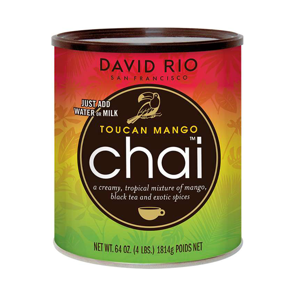 Latas de DAVID RIO CHAI MANGO 1814 GRS, David Rio Chai, SECO 2.00Kg de peso