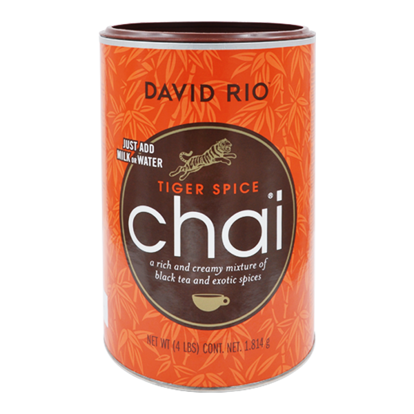 Latas de DAVID RIO CHAI TIGER SPICE 1814 GRS, David Rio Chai, SECO 2.00Kg de peso