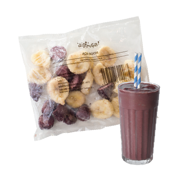Cajas de AÇAI BOOM SMOOTHIE x20, Smoothie IQF, CONGELADO 3.00Kg de peso