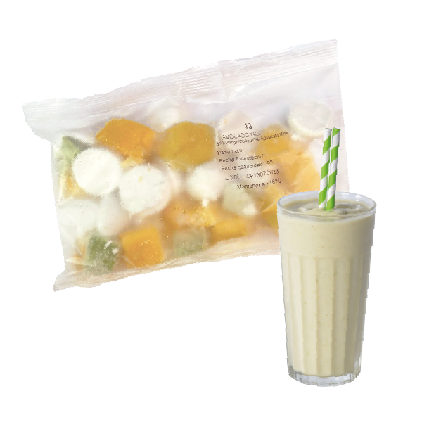 Cajas de AVOCADO GO SMOOTHIE x20, Smoothie IQF, CONGELADO 3.00Kg de peso