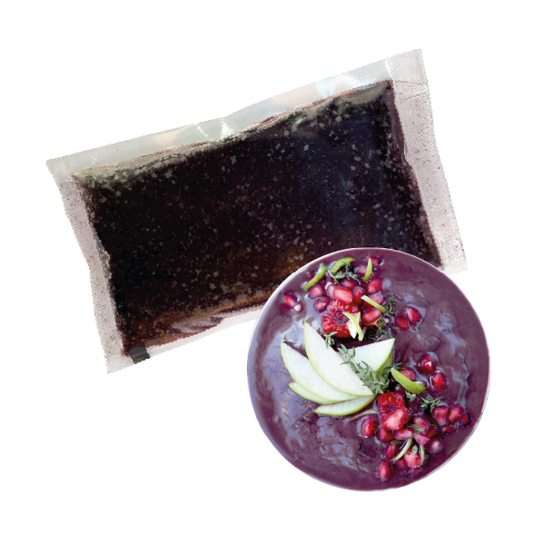 Cajas de AÇAI  x64, Bowls Açaí & Pitaya, CONGELADO 6.00Kg de peso