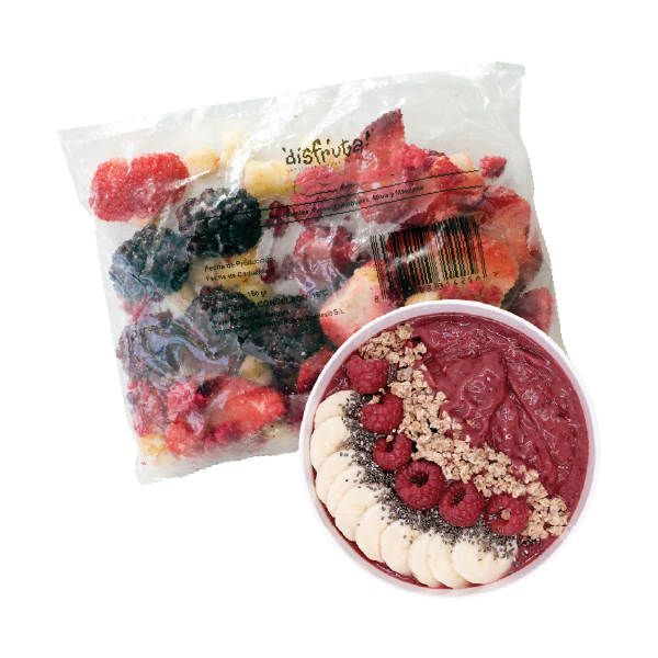 Cajas de BOWL VERY BERRY x15, Bowls IQF, CONGELADO 3.00Kg de peso