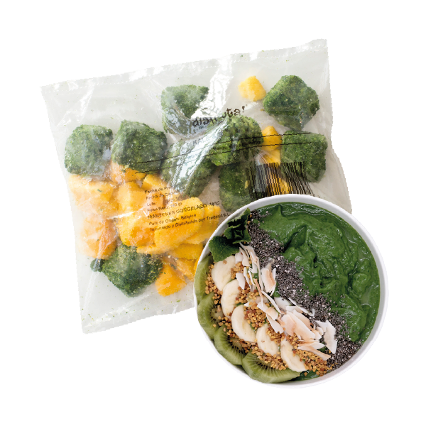 Cajas de BOWL FRESH GREENS x15, Bowls IQF, CONGELADO 3.00Kg de peso