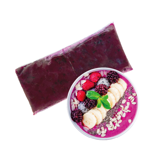 Cajas de PITAYA x60, Bowls Açaí & Pitaya, CONGELADO 6.00Kg de peso