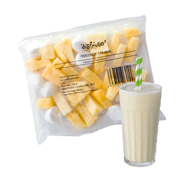 Cajas de COCONUT COLADA SMOOTHIE x20, Smoothie IQF, CONGELADO 3.00Kg de peso