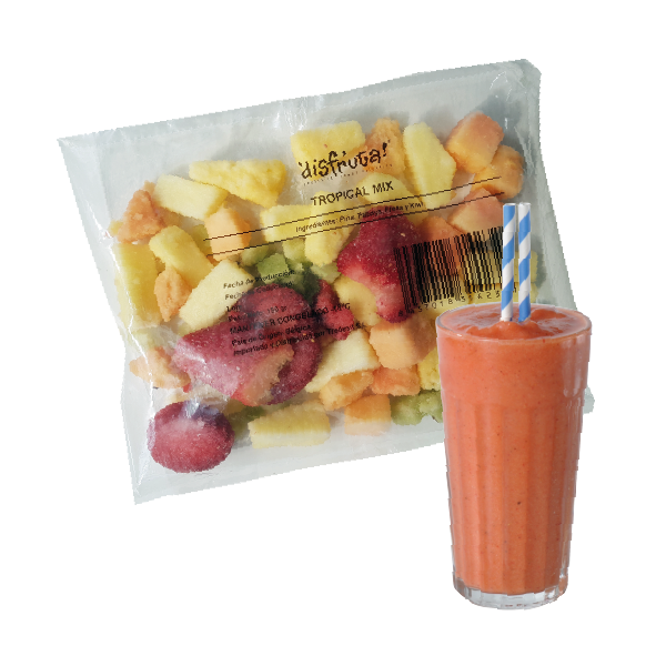 Cajas de TROPICAL MIX SMOOTHIE x20, Smoothie IQF, CONGELADO 3.00Kg de peso