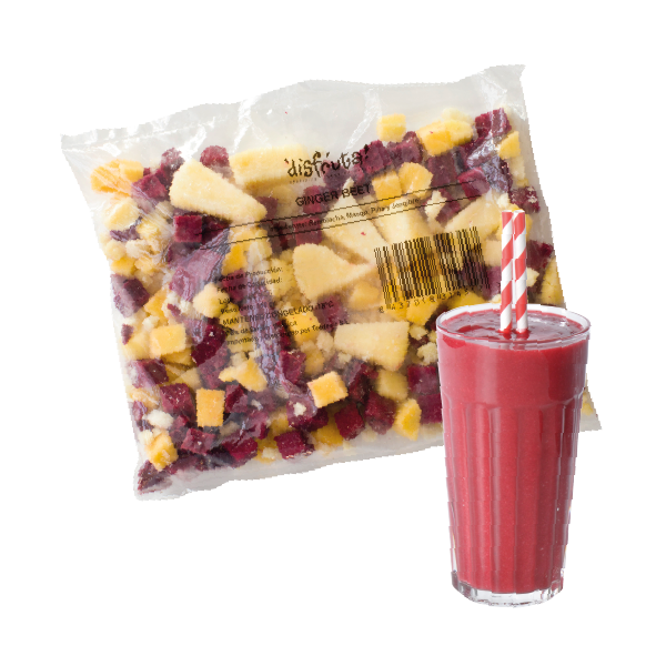 Cajas de GINGER BEETS SMOOTHIE x20, Smoothie IQF, CONGELADO 3.00Kg de peso