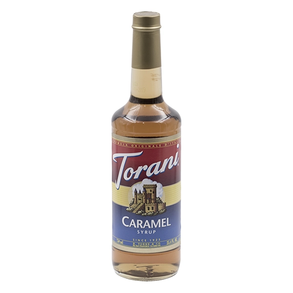 Botellas de SIROPE TORANI CARAMELO 750ml, Siropes, SECO 1.00Kg de peso