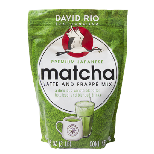 Bolsas de DAVID RIO MATCHA LATTE AND FRAPPE  1,3 KG, Matcha frappé, SECO NoneKg de peso