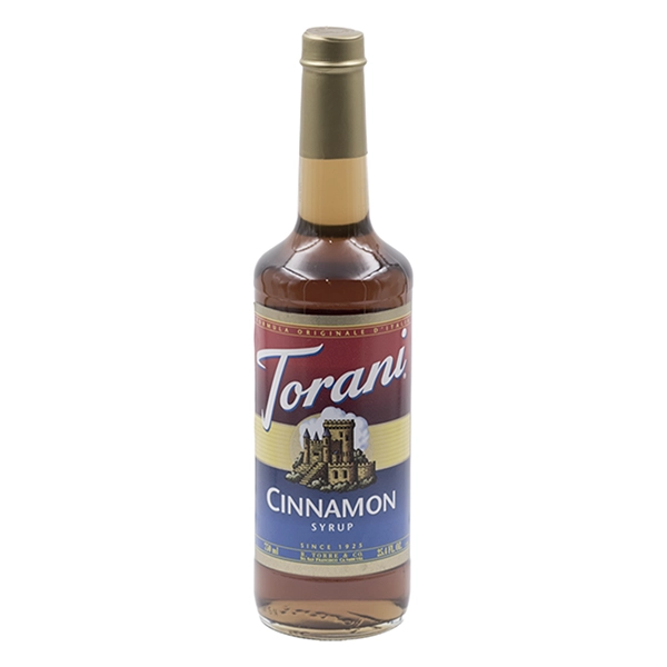 Botellas de SIROPE TORANI CANELA 750ml, Siropes, SECO 1.00Kg de peso