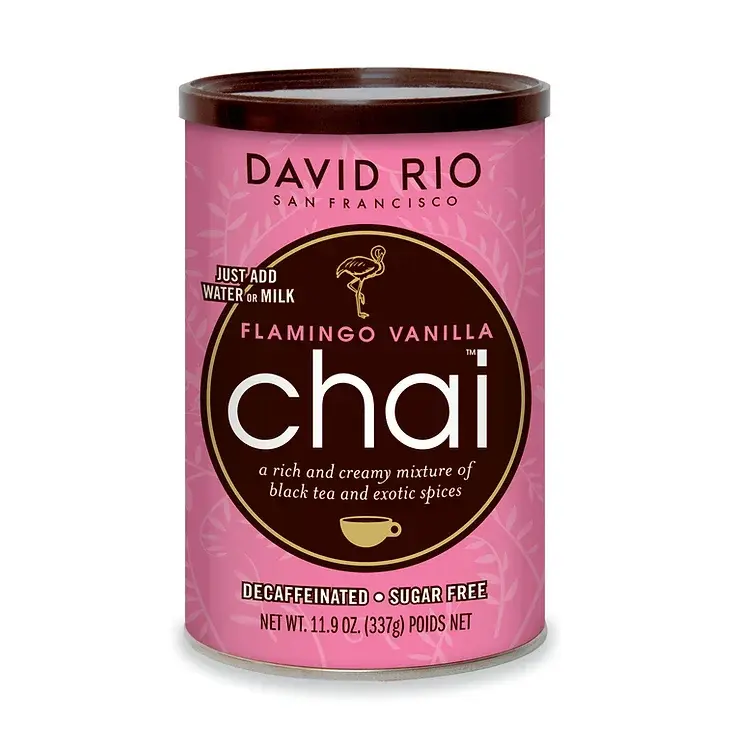 Latas de DAVID RIO CHAI RETAIL 337GRS FLAMINGO, David Rio Chai, SECO NoneKg de peso