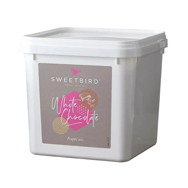 Latas de FRAPPE CHOCO BLANCO SWEETBIRD 2kg, Frappés, SECO 2.00Kg de peso