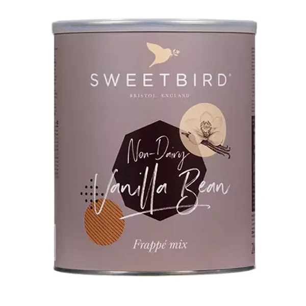 Latas de FRAPPE VAINILLA SWEETBIRD 2kg, Frappés, SECO 2.00Kg de peso