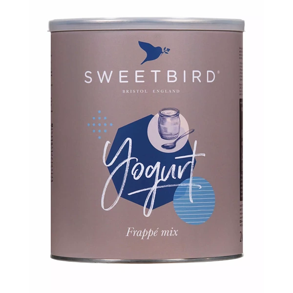 Latas de FRAPPE YOGUR SWEETBIRD 2kg, Frappés, SECO 2.00Kg de peso