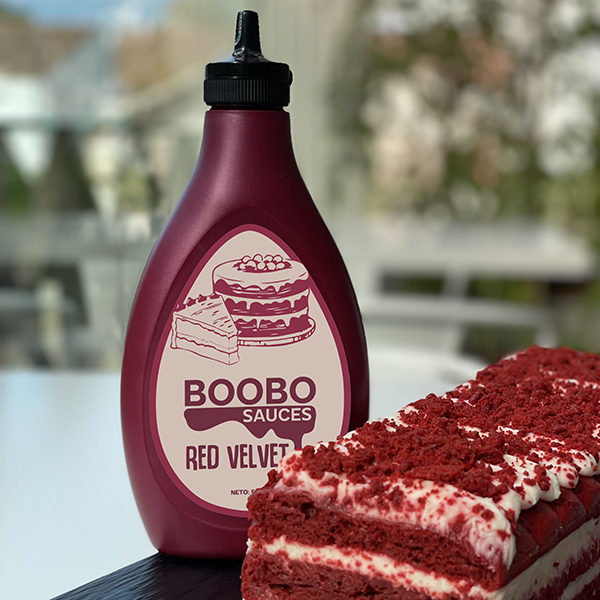 SALSA RED VELVET BOOBO 500G x3, Salsas y cremas, SECO 1.50Kg de peso